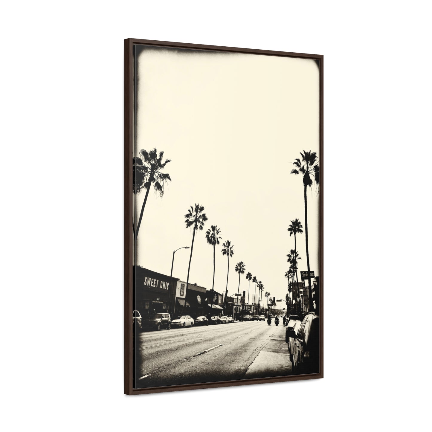 backtocali Framed Premium Gallery Wrap Canvas