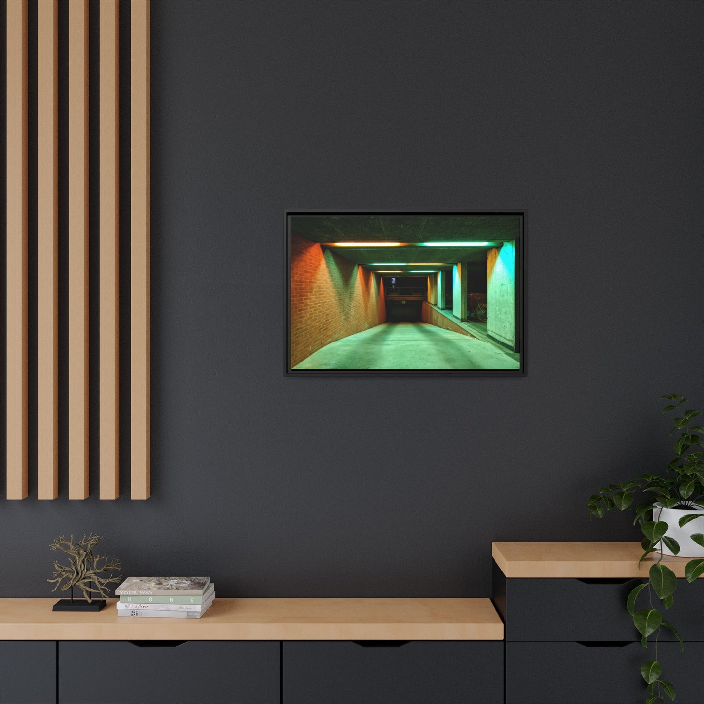 lostinghent Framed Canvas - Multi-color Wall Art
