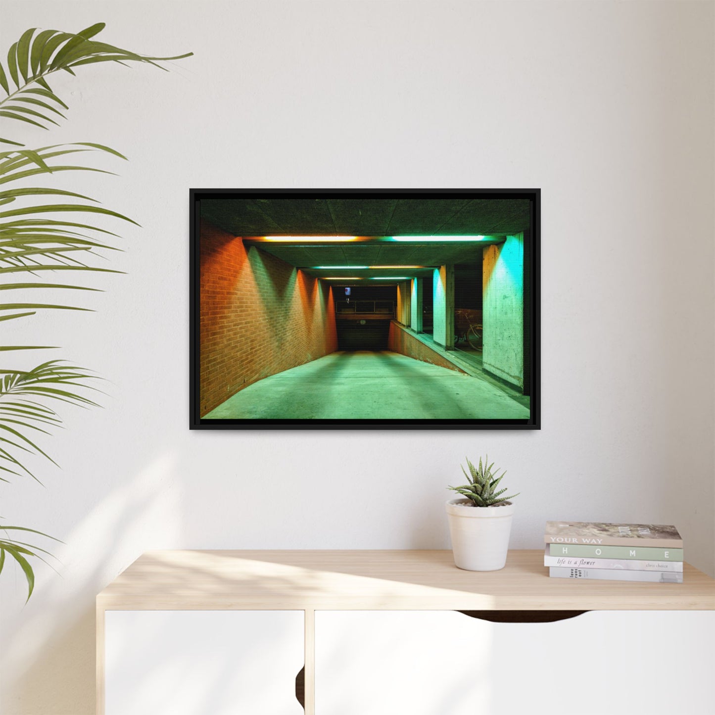 lostinghent Framed Canvas - Multi-color Wall Art