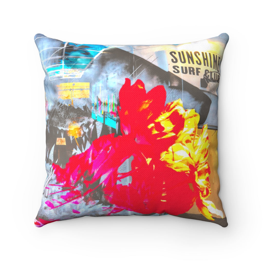 WUTFFB Spun Polyester Square Pillow