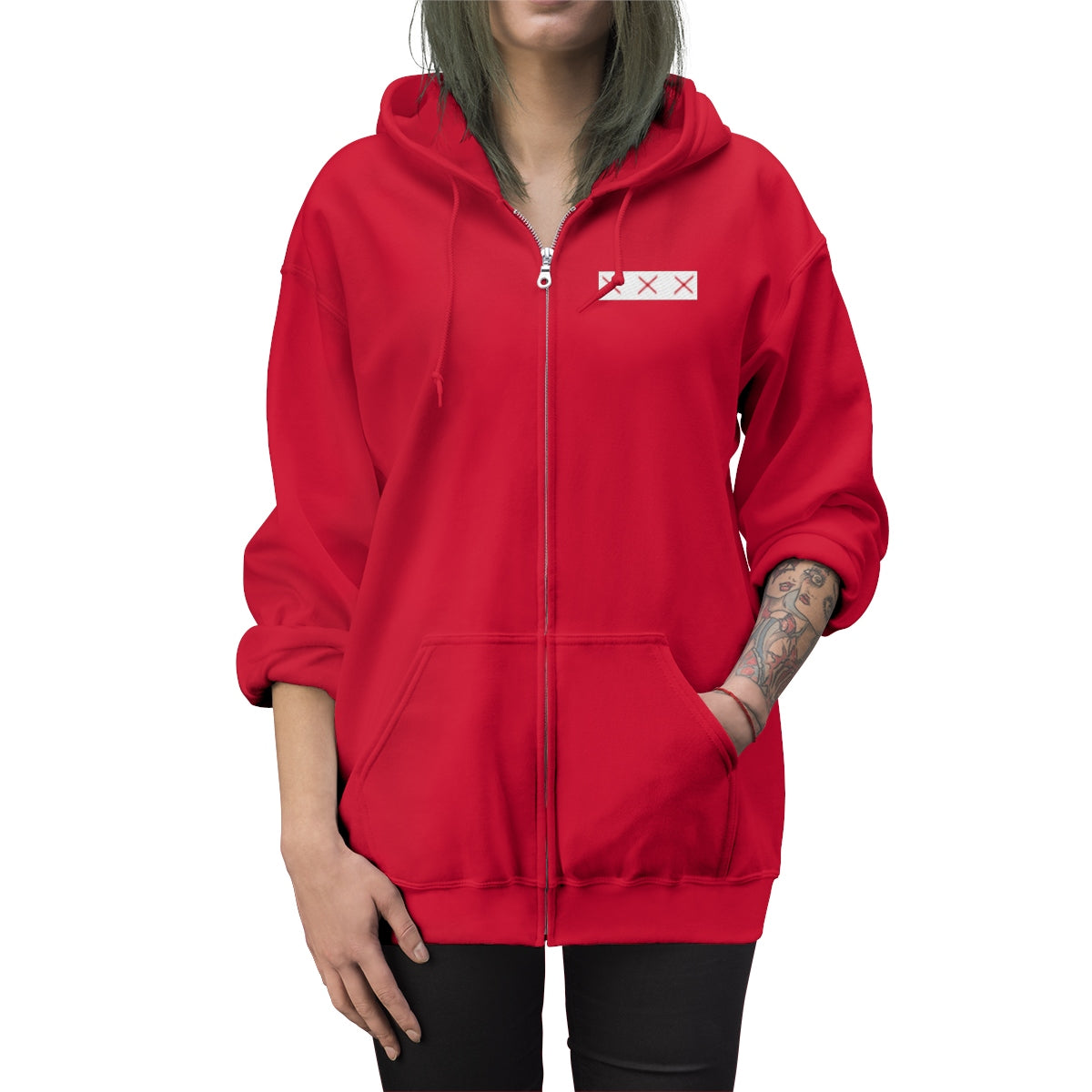 triplex Zip Up Hoodie