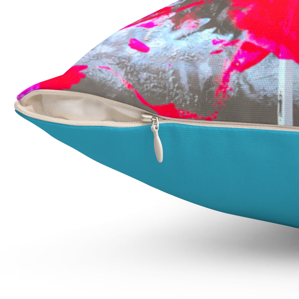 WUTFFB Spun Polyester Square Pillow