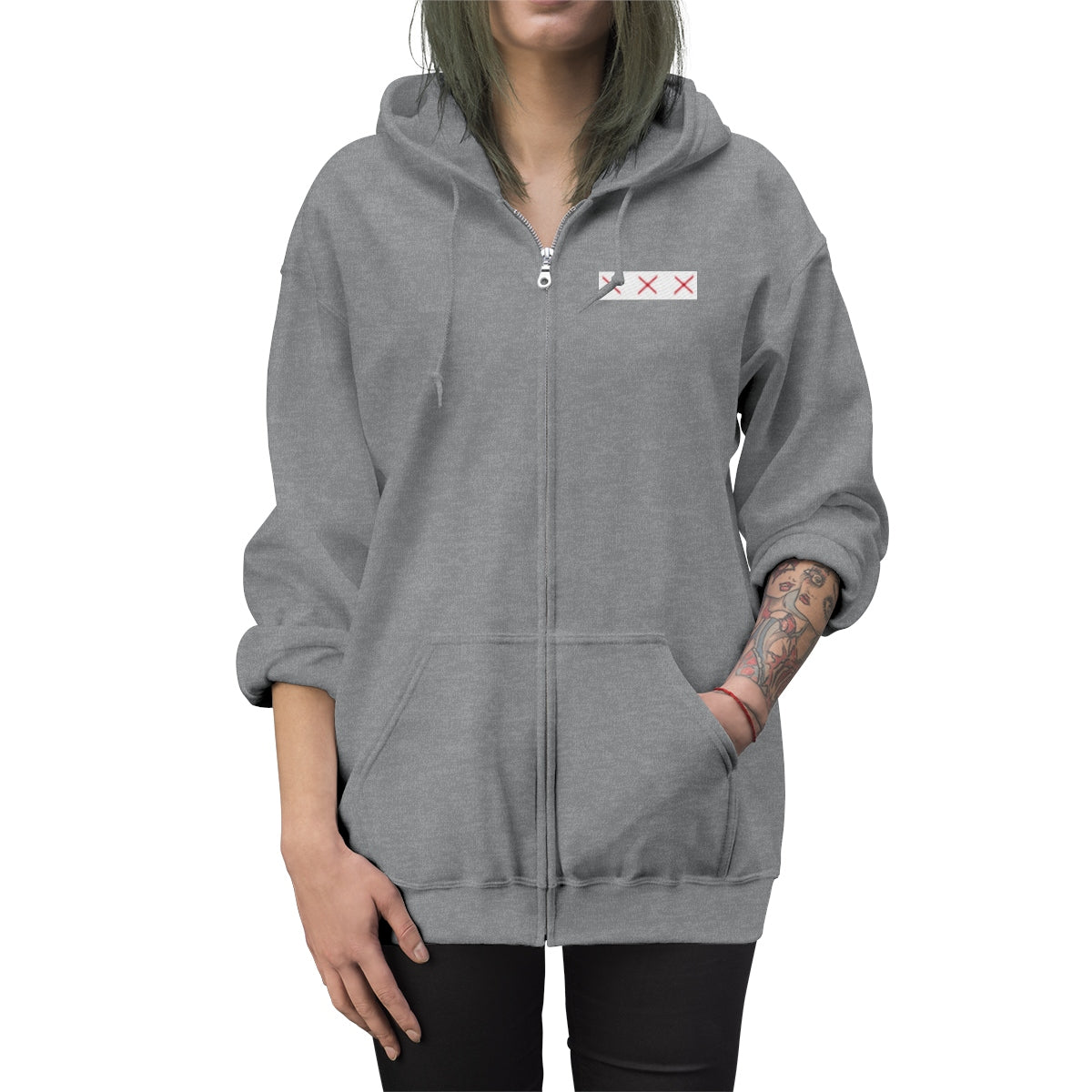 triplex Zip Up Hoodie