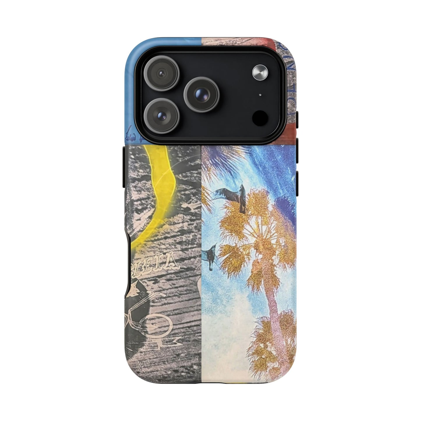 Tough Magnetic Case — Coastal Collage Palm Tree Phone Cover