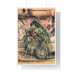 ahoodfullofflowers Premium Framed Vertical Poster