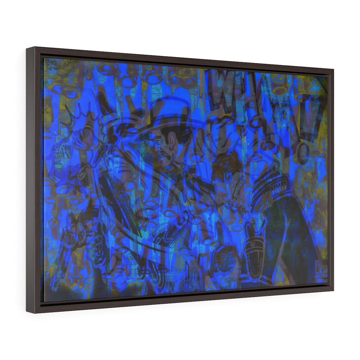 whammyblues Framed Premium Gallery Wrap Canvas