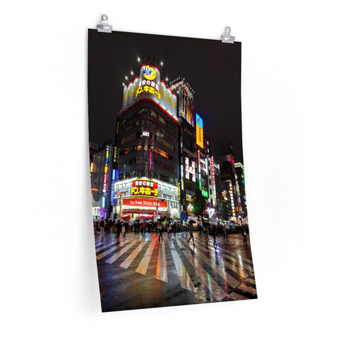 Shinjuku Nights Premium Matte poster